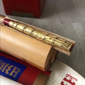 OMAS JERUSALEM 3000 LTD ED 18K GOLD FOUNTAIN PEN